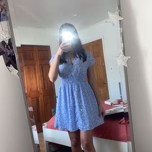 Sienna Sky Blue Floral Dress